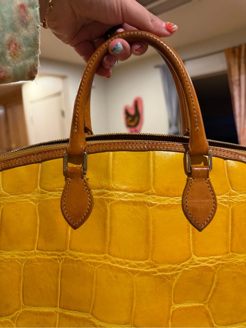 Dooney & Bourke croc embossed